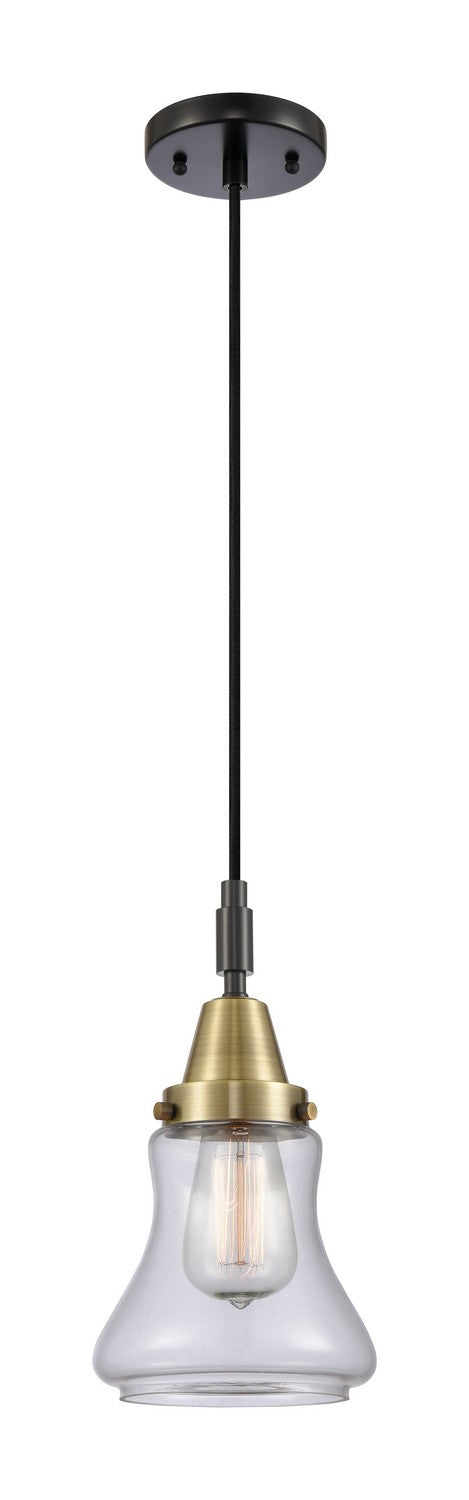 Innovations 447-1P-BAB-G192 One Light Pendant, Black Antique Brass