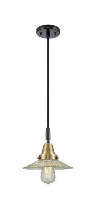 Innovations 447-1P-BAB-G2 One Light Pendant, Black Antique Brass