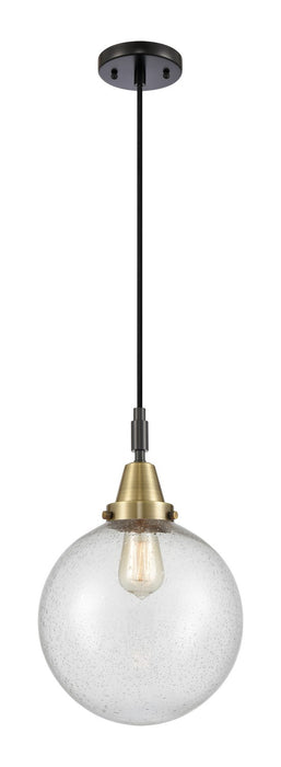 Innovations 447-1P-BAB-G204-10 One Light Pendant, Black Antique Brass