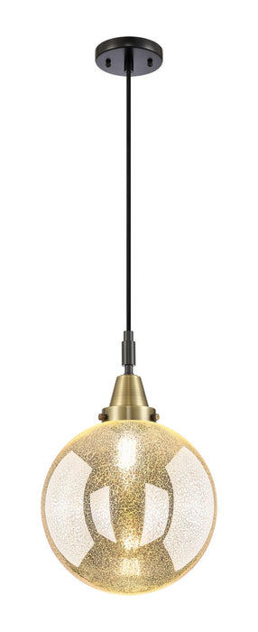 Innovations 447-1P-BAB-G208-10 One Light Pendant, Black Antique Brass