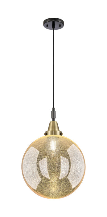 Innovations 447-1P-BAB-G208-12 One Light Pendant, Black Antique Brass