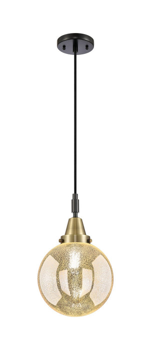 Innovations 447-1P-BAB-G208-8 One Light Pendant, Black Antique Brass