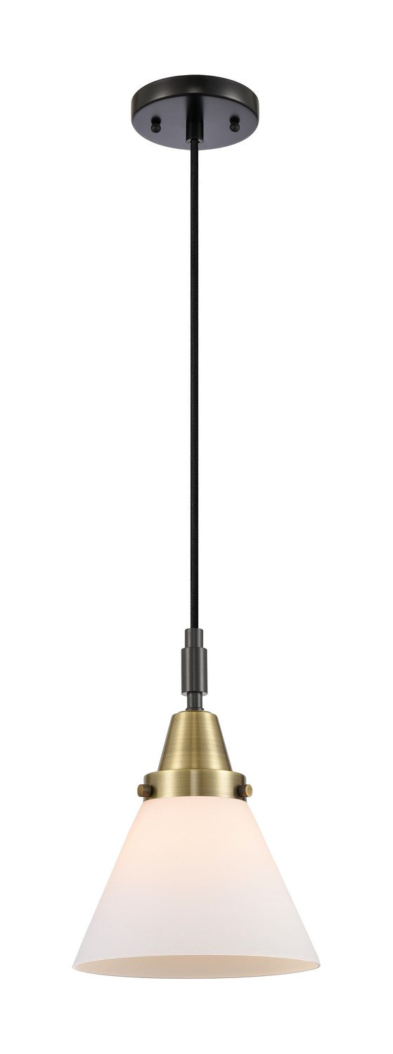 Innovations 447-1P-BAB-G41 One Light Pendant, Black Antique Brass