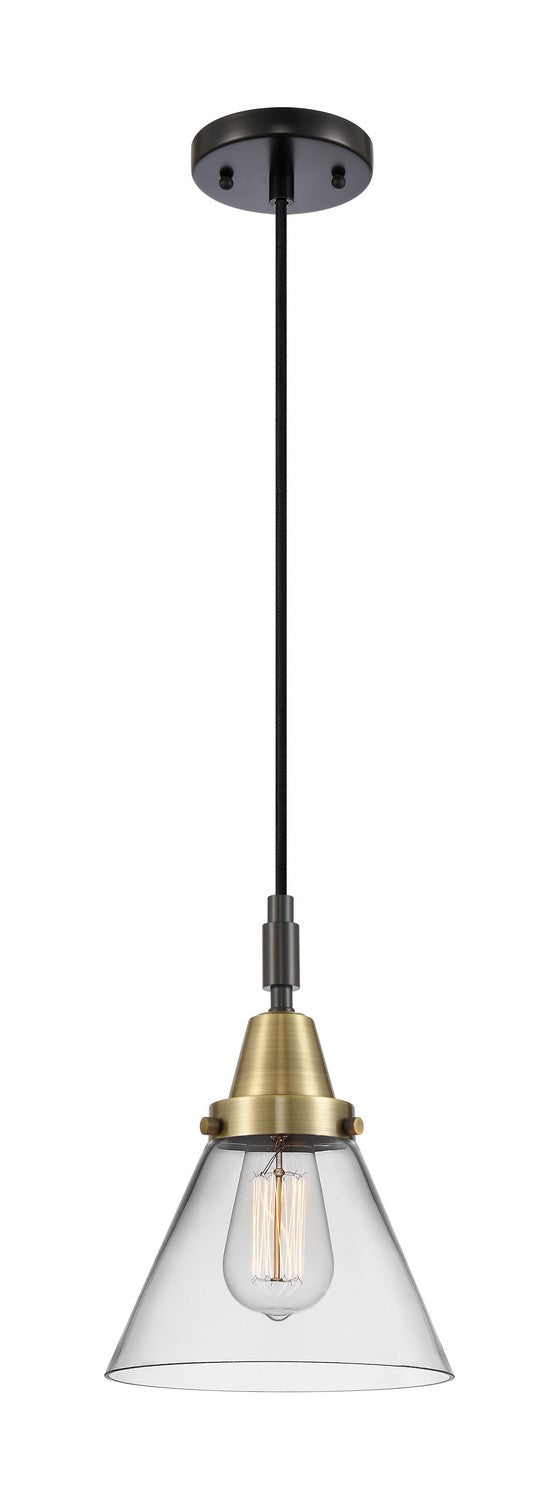 Innovations 447-1P-BAB-G42 One Light Pendant, Black Antique Brass