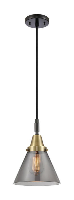 Innovations 447-1P-BAB-G43 One Light Pendant, Black Antique Brass
