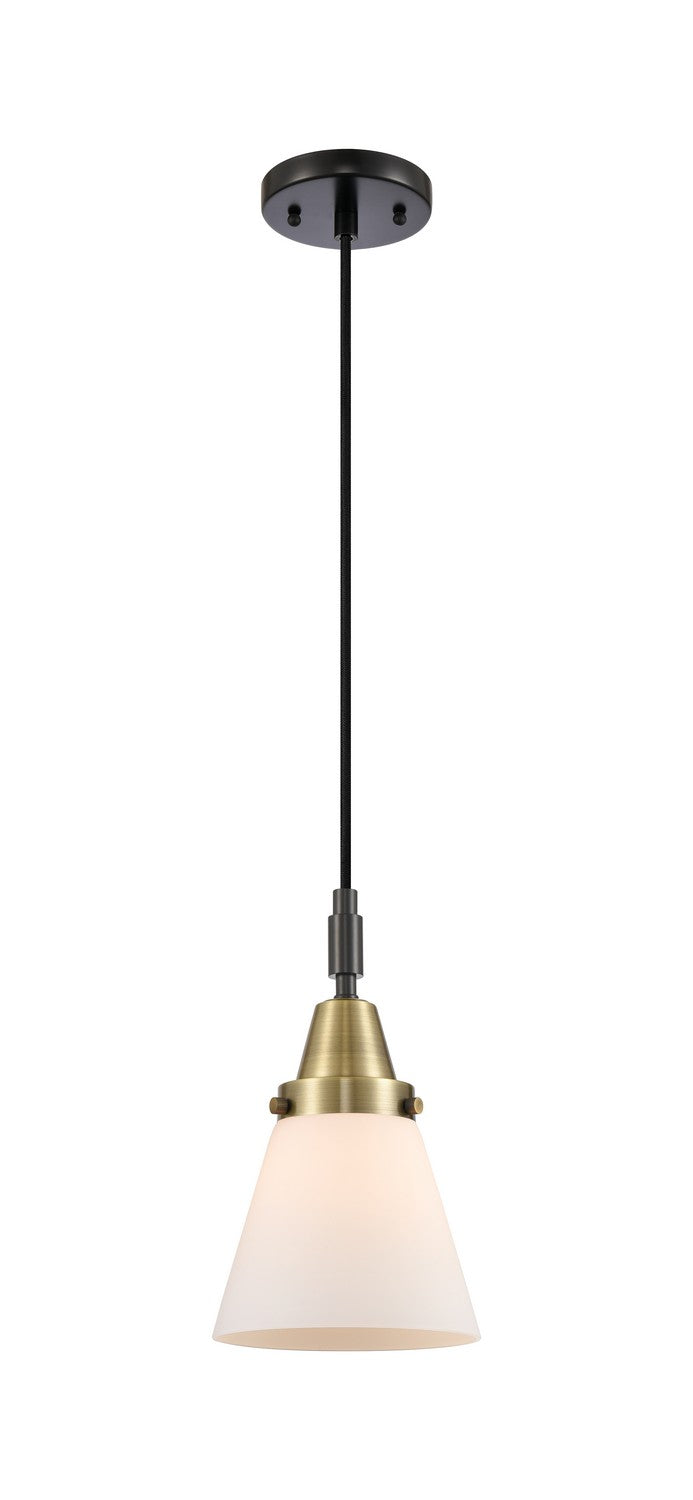 Innovations 447-1P-BAB-G61 One Light Pendant, Black Antique Brass