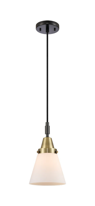 Innovations 447-1P-BAB-G61 One Light Pendant, Black Antique Brass