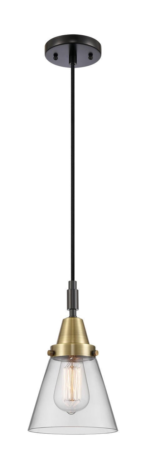 Innovations 447-1P-BAB-G62 One Light Pendant, Black Antique Brass
