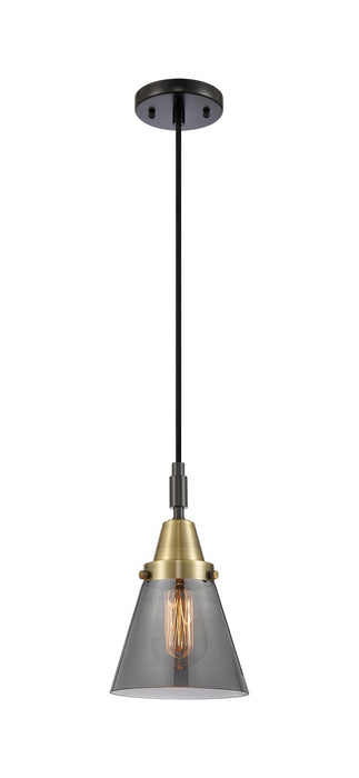 Innovations 447-1P-BAB-G63 One Light Pendant, Black Antique Brass
