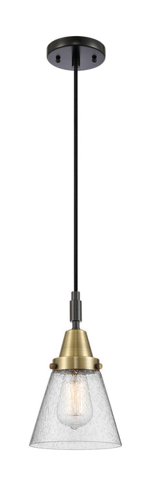Innovations 447-1P-BAB-G64 One Light Pendant, Black Antique Brass