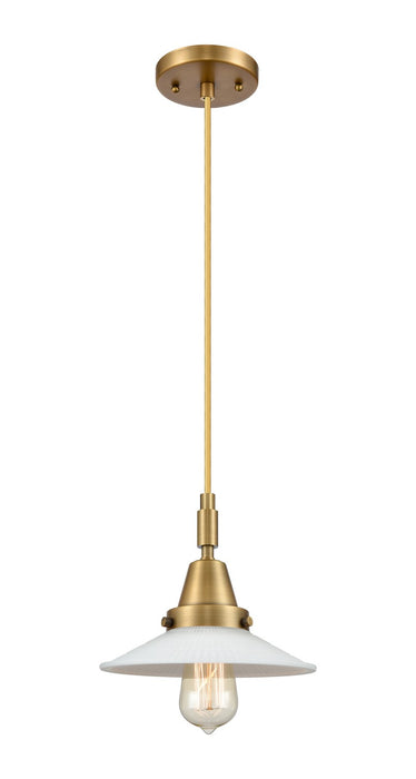 Innovations 447-1P-BB-G1 One Light Pendant, Brushed Brass