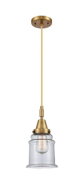 Innovations 447-1P-BB-G182 One Light Pendant, Brushed Brass