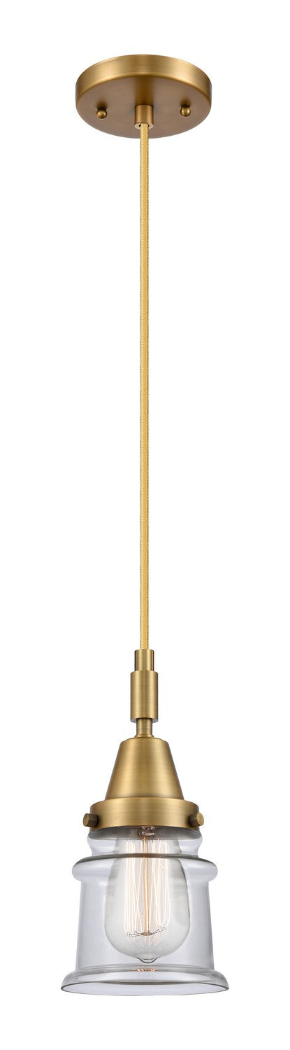 Innovations 447-1P-BB-G182S One Light Pendant, Brushed Brass