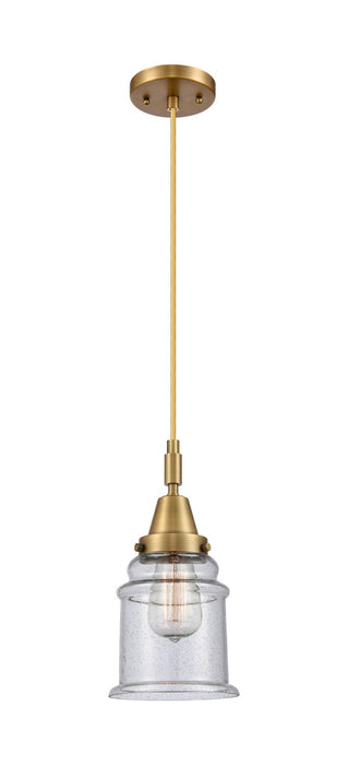Innovations 447-1P-BB-G184 One Light Pendant, Brushed Brass