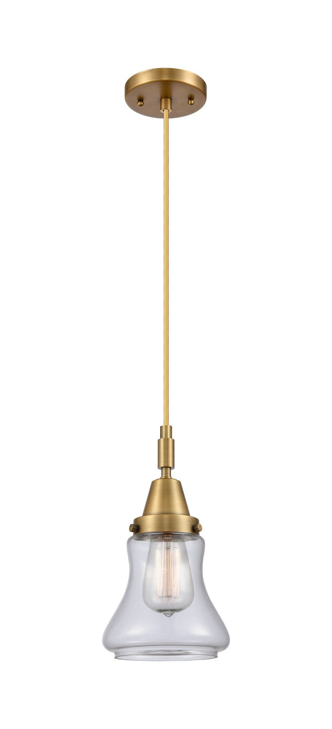 Innovations 447-1P-BB-G192 One Light Pendant, Brushed Brass