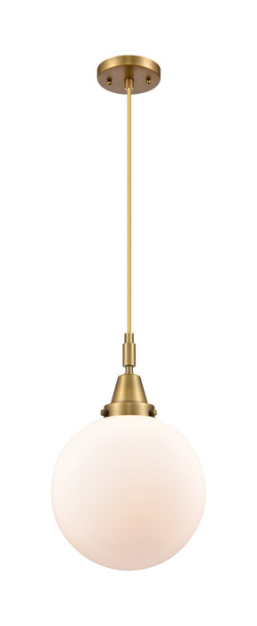Innovations 447-1P-BB-G201-10 One Light Pendant, Brushed Brass