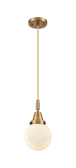 Innovations 447-1P-BB-G201-6 One Light Pendant, Brushed Brass