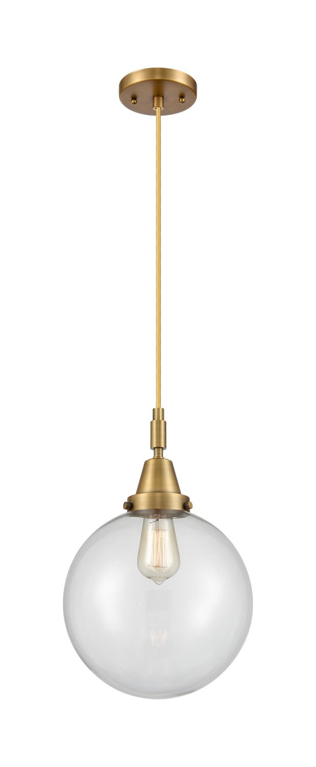 Innovations 447-1P-BB-G202-10 One Light Pendant, Brushed Brass