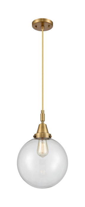 Innovations 447-1P-BB-G202-10 One Light Pendant, Brushed Brass