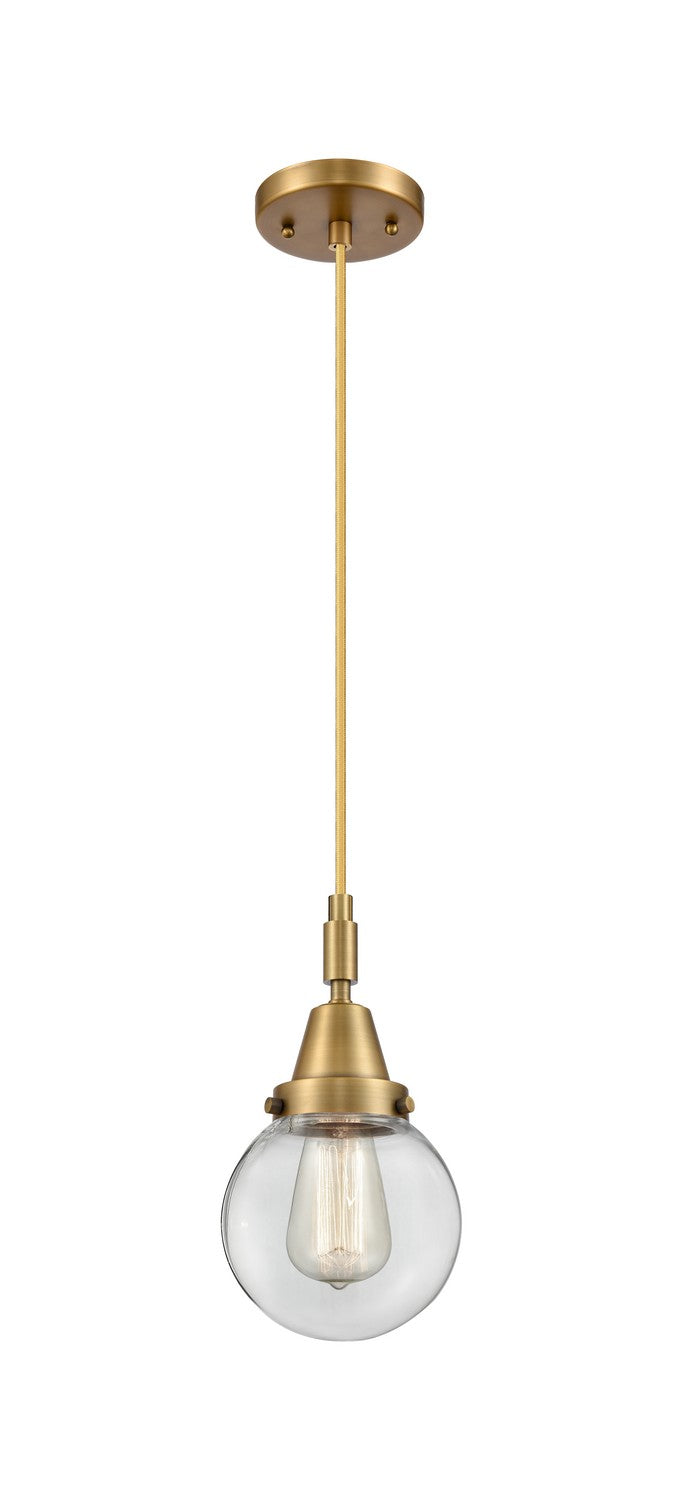 Innovations 447-1P-BB-G202-6 One Light Pendant, Brushed Brass