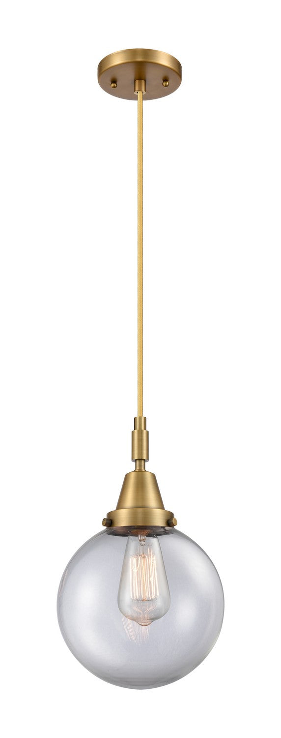 Innovations 447-1P-BB-G202-8 One Light Pendant, Brushed Brass