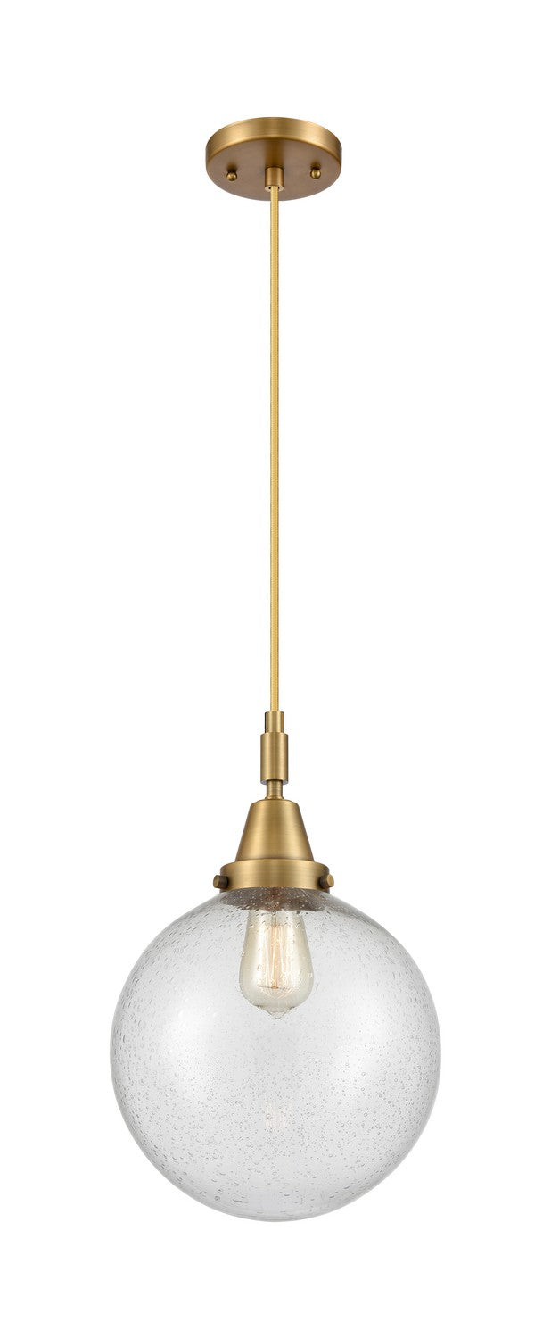 Innovations 447-1P-BB-G204-10 One Light Pendant, Brushed Brass