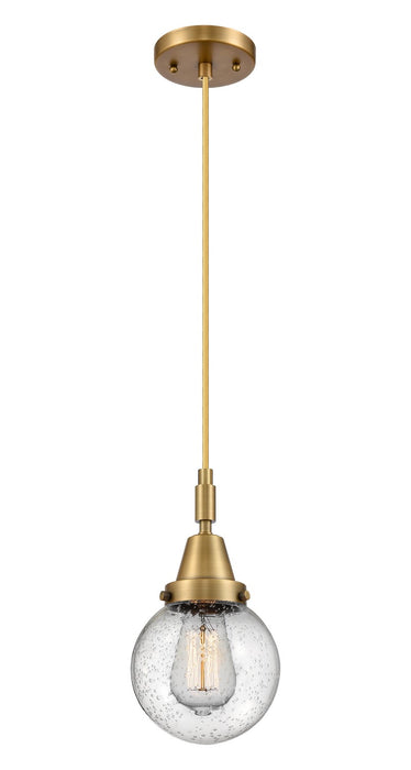 Innovations 447-1P-BB-G204-6 One Light Pendant, Brushed Brass