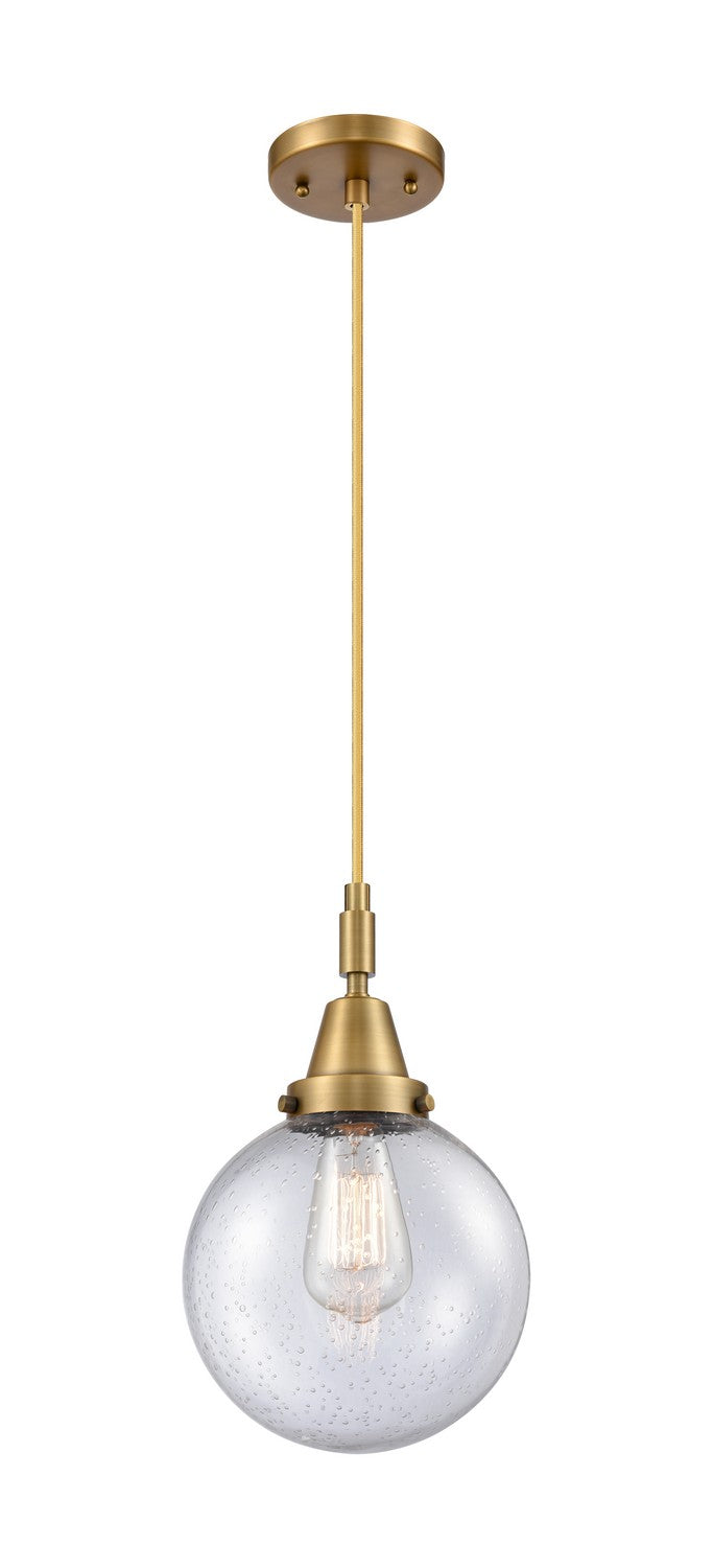 Innovations 447-1P-BB-G204-8 One Light Pendant, Brushed Brass