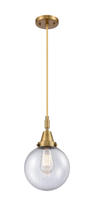Innovations 447-1P-BB-G204-8 One Light Pendant, Brushed Brass