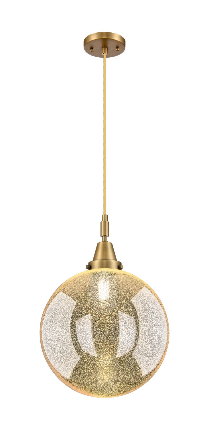 Innovations 447-1P-BB-G208-12 One Light Pendant, Brushed Brass