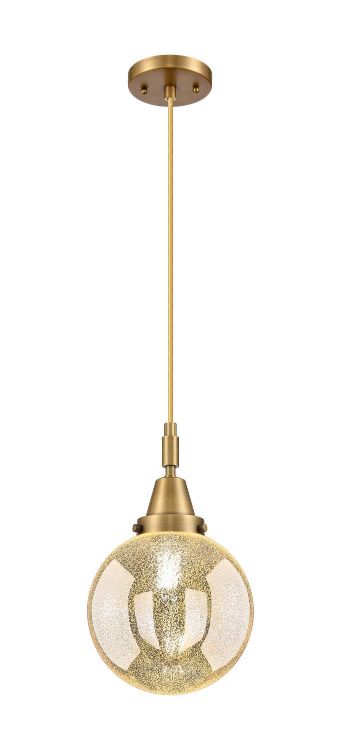 Innovations 447-1P-BB-G208-8 One Light Pendant, Brushed Brass