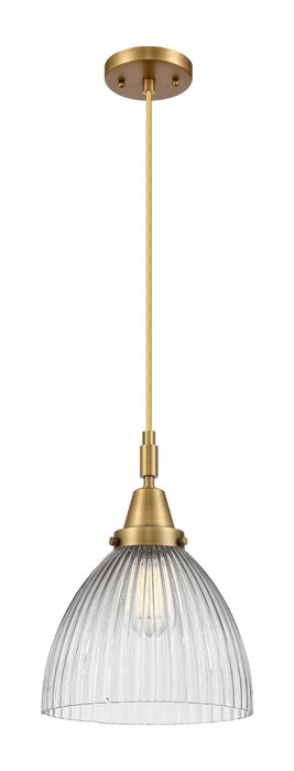Innovations 447-1P-BB-G222 One Light Pendant, Brushed Brass