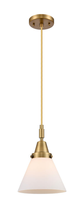 Innovations 447-1P-BB-G41 One Light Pendant, Brushed Brass