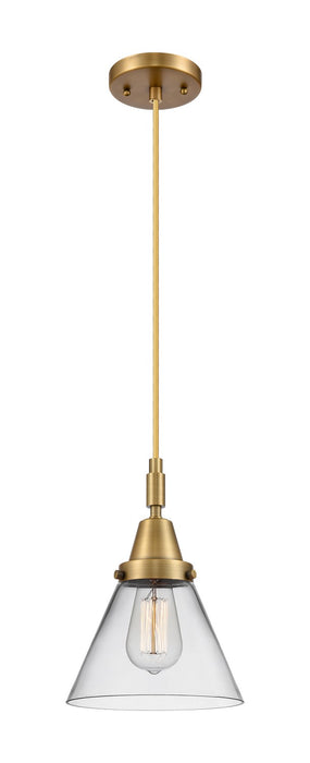 Innovations 447-1P-BB-G42 One Light Pendant, Brushed Brass