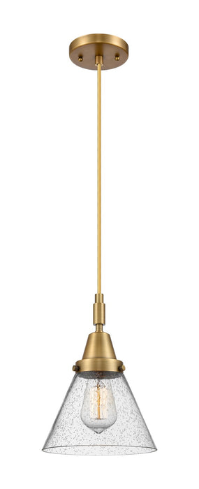 Innovations 447-1P-BB-G44 One Light Pendant, Brushed Brass