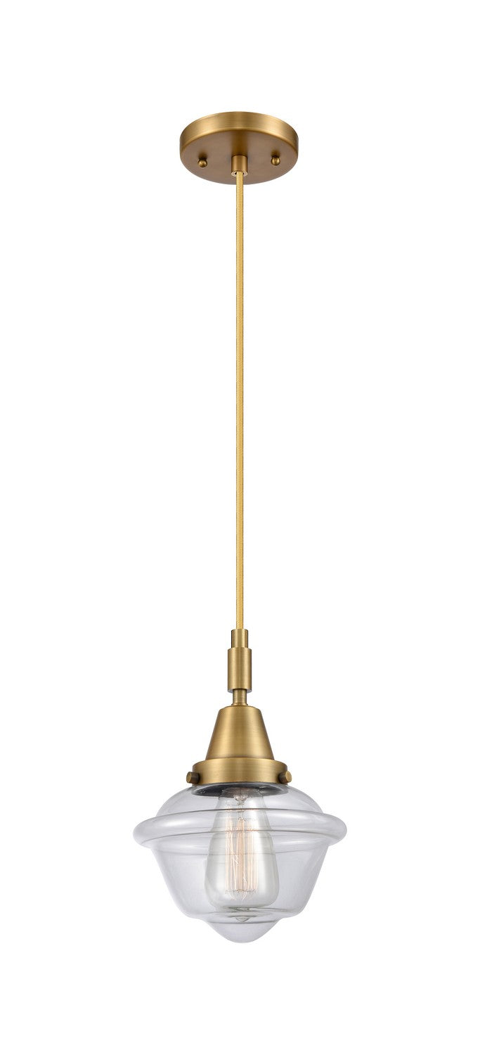 Innovations 447-1P-BB-G532 One Light Pendant, Brushed Brass