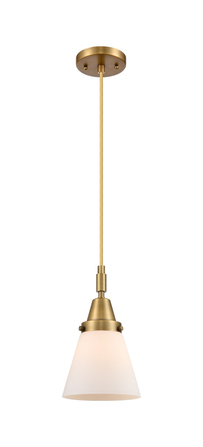 Innovations 447-1P-BB-G61 One Light Pendant, Brushed Brass