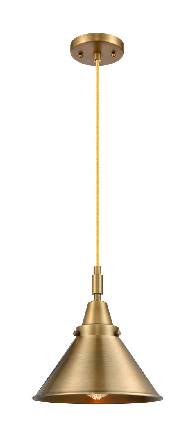 Innovations 447-1P-BB-M10-BB One Light Pendant, Brushed Brass