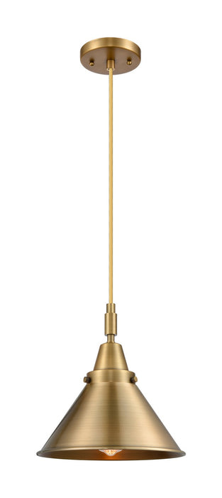 Innovations 447-1P-BB-M10-BB One Light Pendant, Brushed Brass
