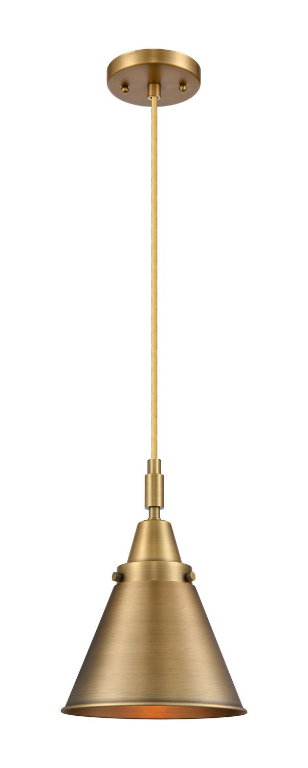 Innovations 447-1P-BB-M13-BB One Light Pendant, Brushed Brass
