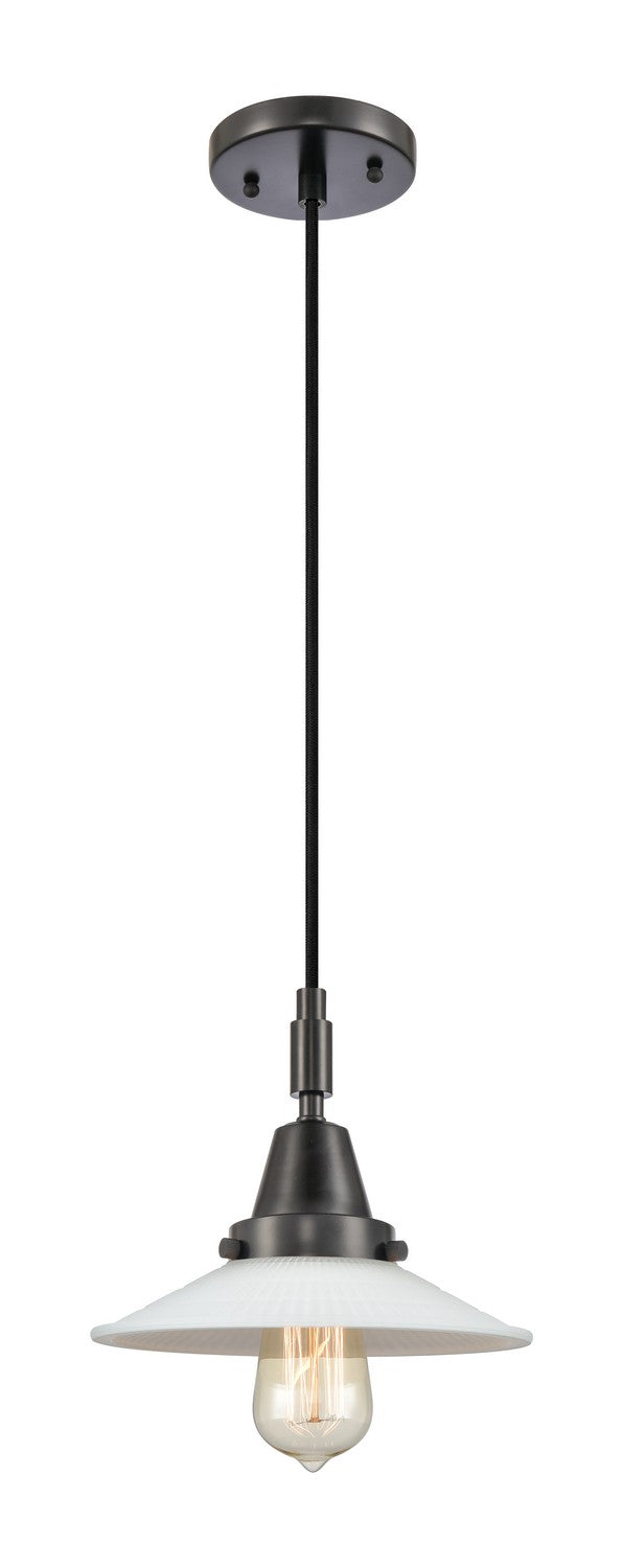Innovations 447-1P-BK-G1 One Light Pendant, Matte Black