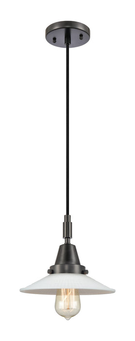 Innovations 447-1P-BK-G1 One Light Pendant, Matte Black