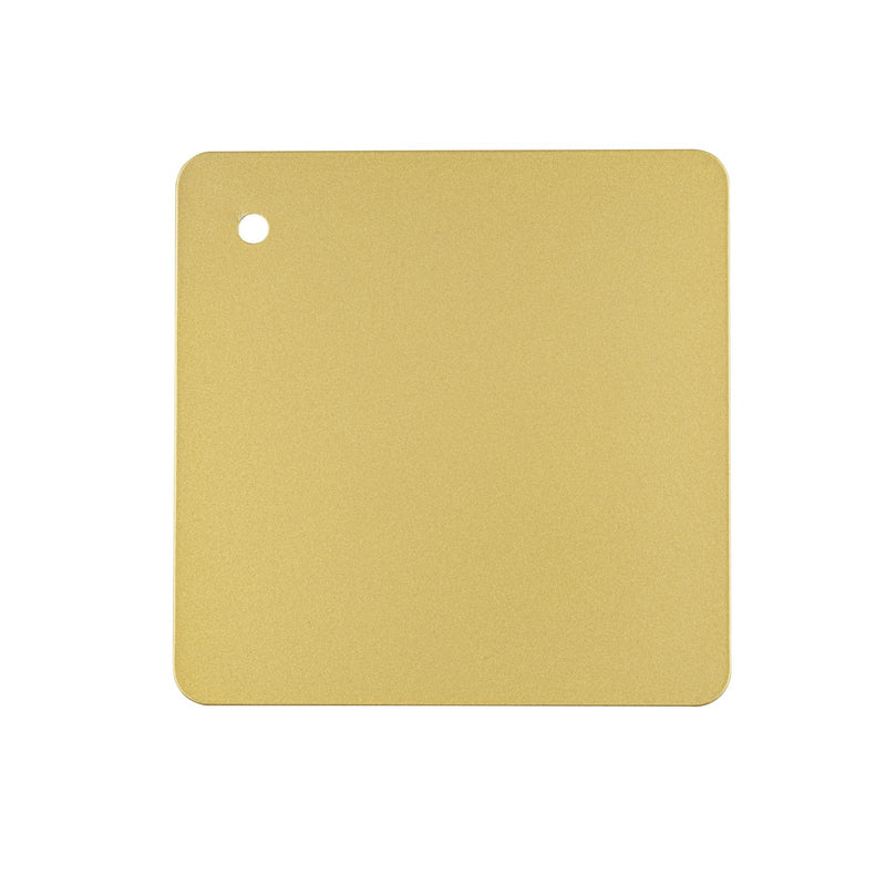 Elegant Lighting MTL-310-BR-6 Metal Finsh Sample, brass