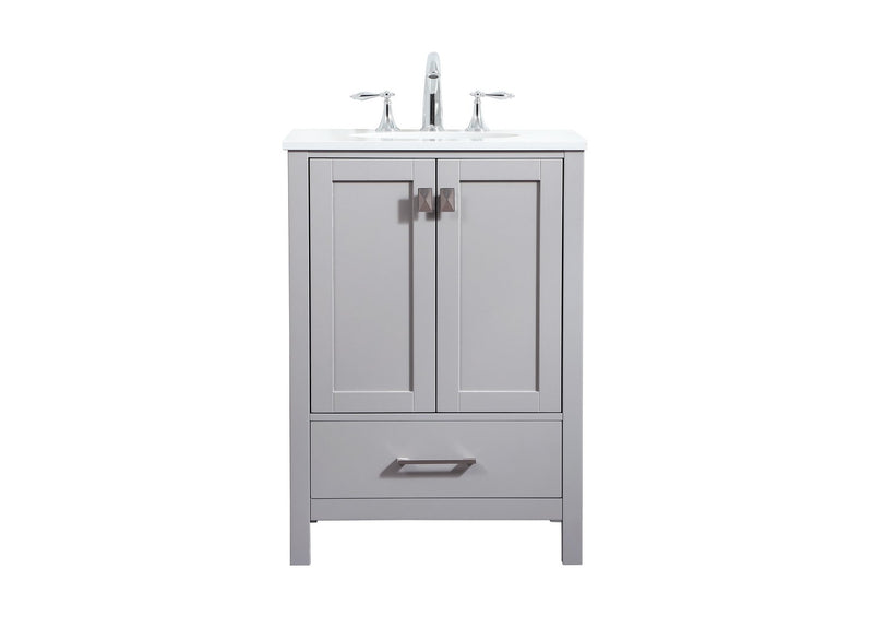 Elegant Lighting VF18824GR Vanity Sink Set, Grey