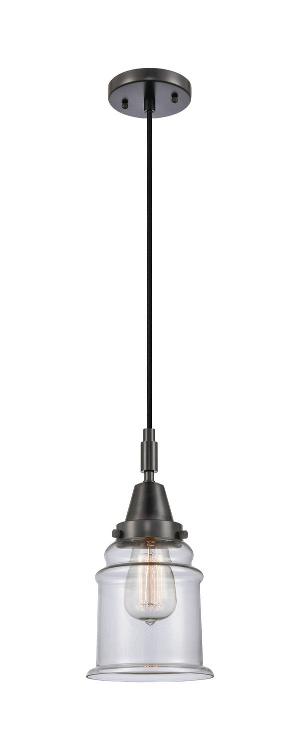Innovations 447-1P-BK-G182 One Light Pendant, Matte Black
