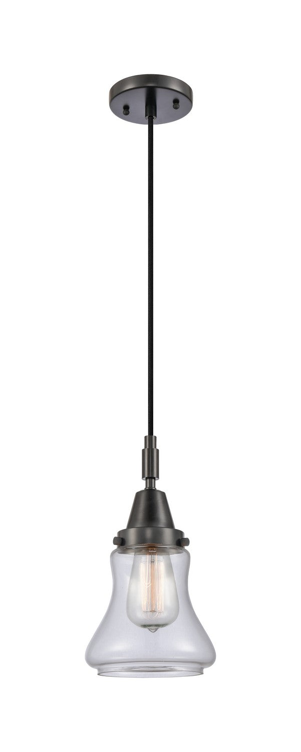 Innovations 447-1P-BK-G192 One Light Pendant, Matte Black