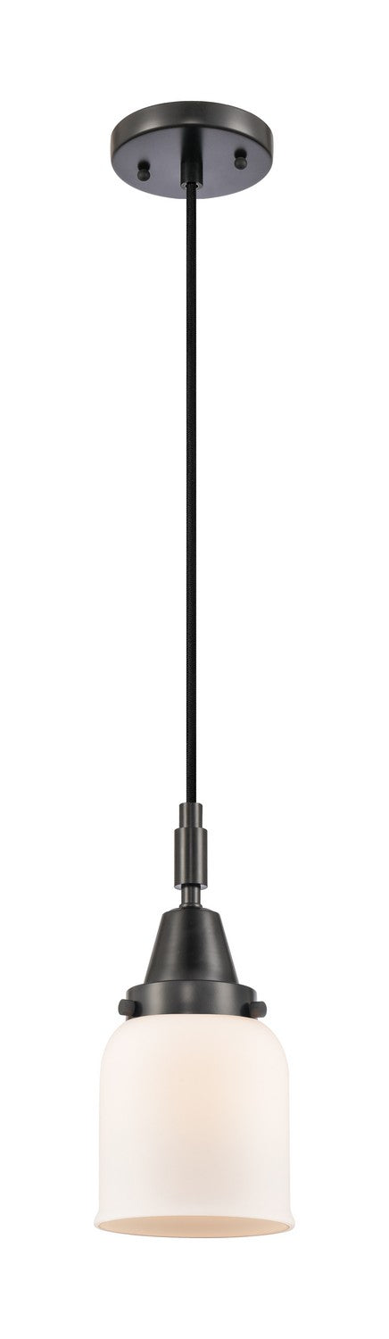 Innovations 447-1P-BK-G51 One Light Pendant, Matte Black
