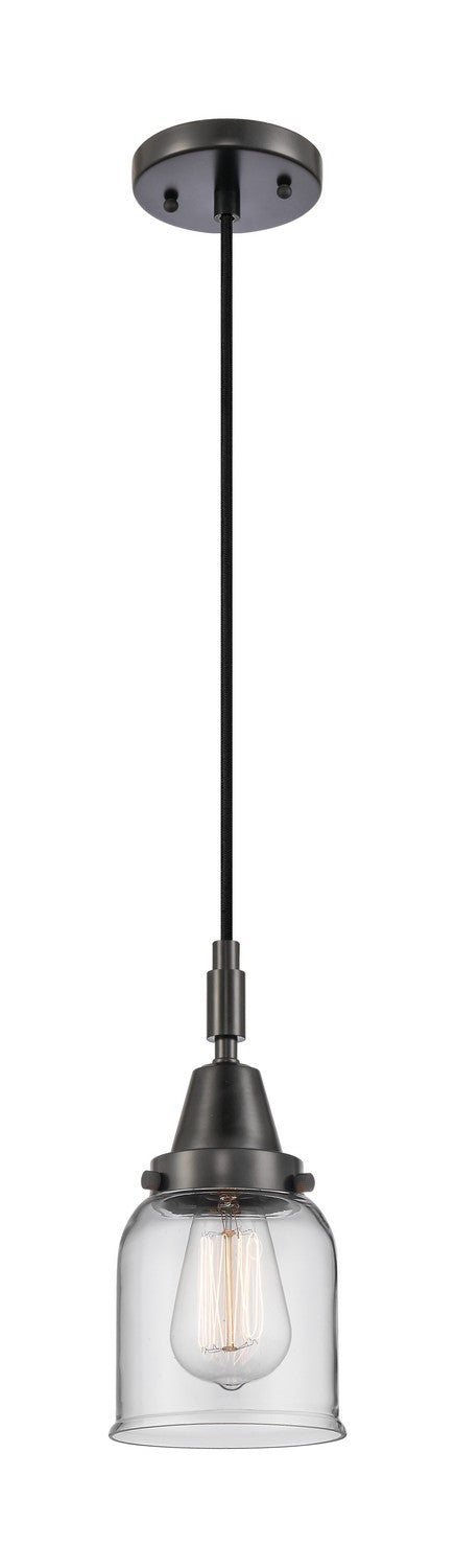 Innovations 447-1P-BK-G52 One Light Pendant, Matte Black