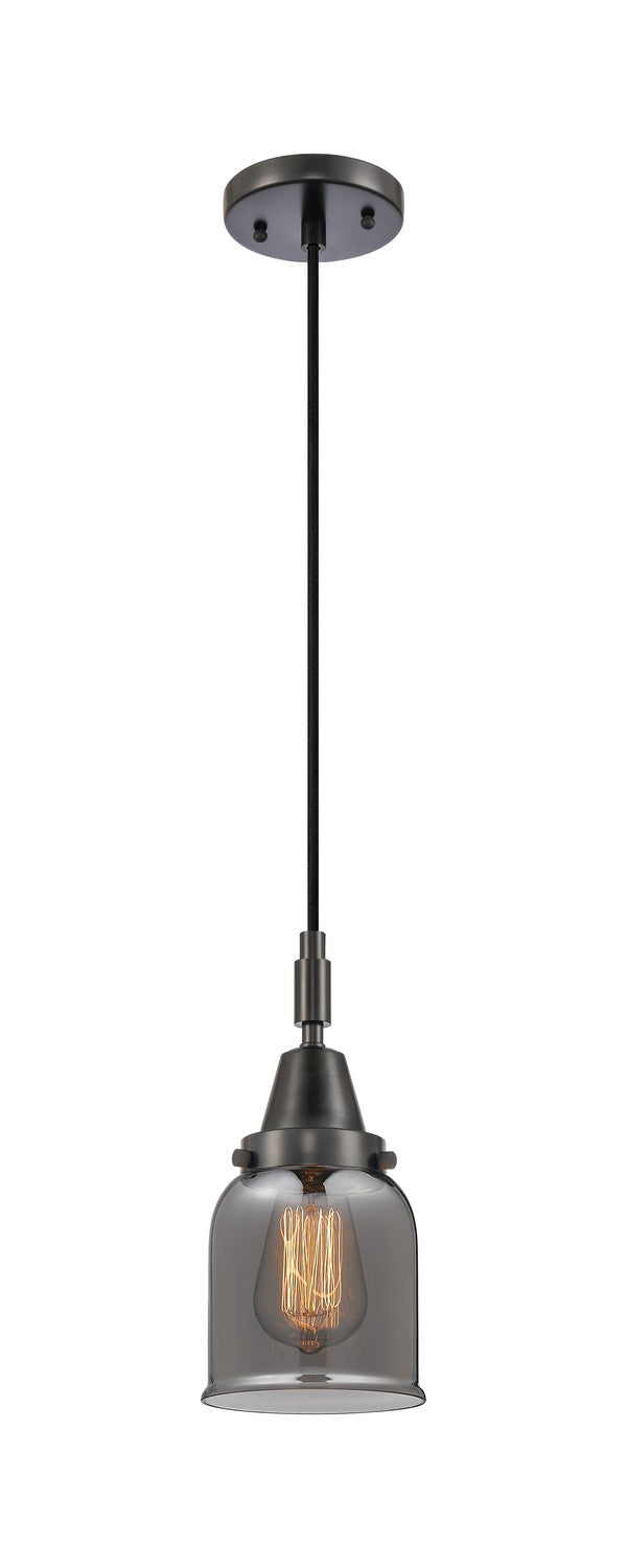 Innovations 447-1P-BK-G53 One Light Pendant, Matte Black