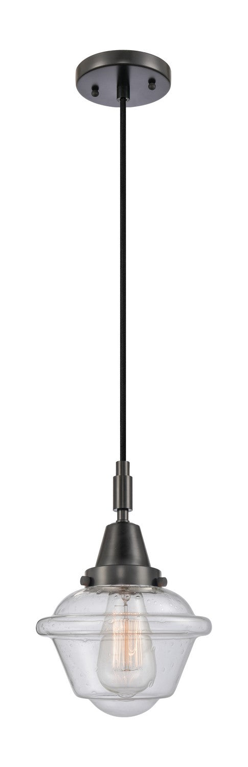 Innovations 447-1P-BK-G534 One Light Pendant, Matte Black